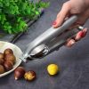 2in1 Chestnut Machine Kitchen Accessori Stainless Steel Chestnut Cracker Opener Sheath Cutter Metal Nuts Clip Walnut Pliers Tool